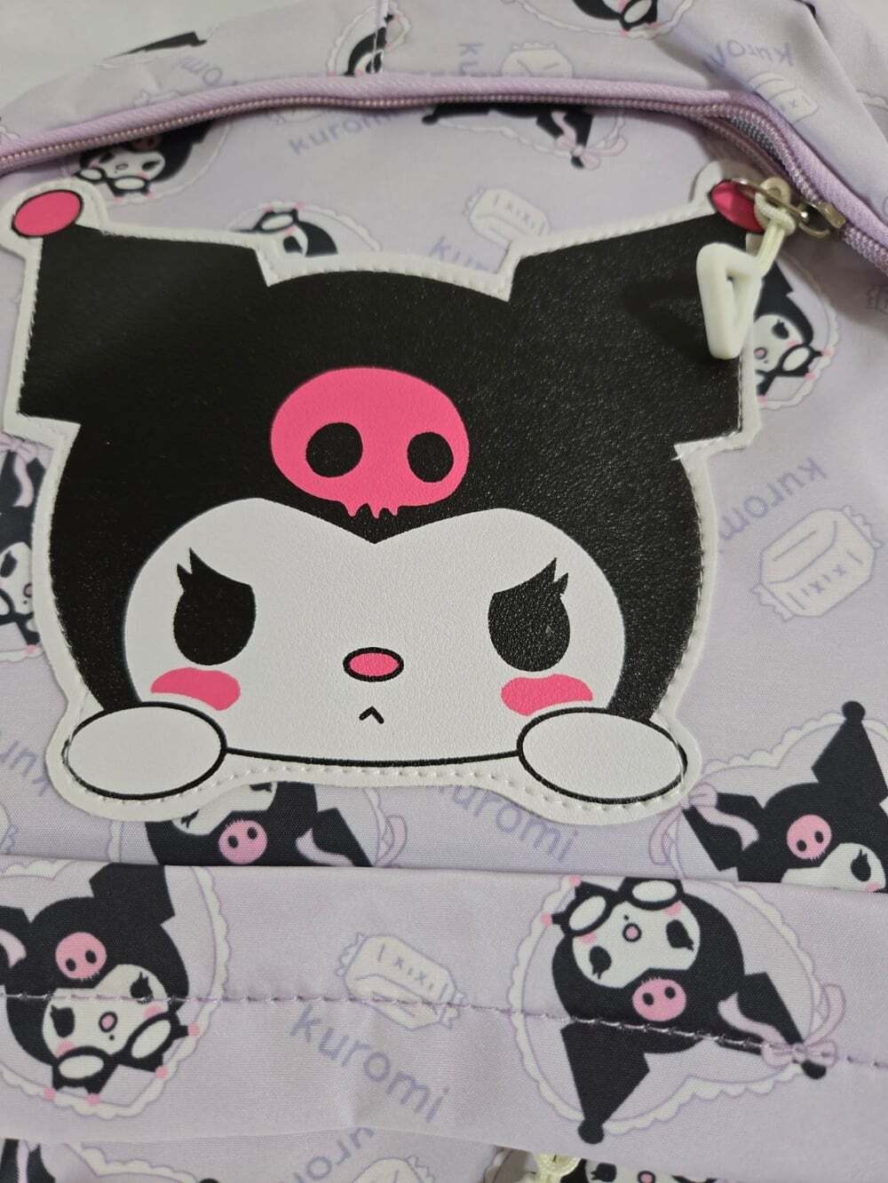 Sanrio Kawaii Kuromi🌸CUTE🌸School Backpack Big Size NEW - Picture 2 of 4